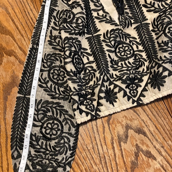 Missguided Petite Exclusive Embroidered Choker Neck Top - Picture 8 of 14